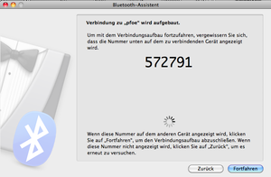 iPhone Tethering auf MAC OS X via Bluetooth